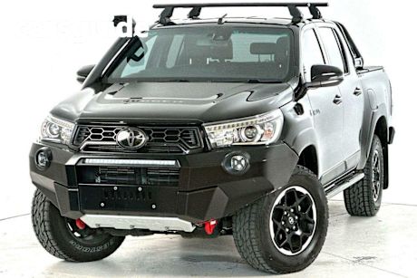 Black 2019 Toyota Hilux Double Cab Pick Up Rugged X (4X4)