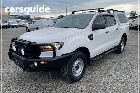 White 2020 Ford Ranger Double Cab Chassis XL 3.2 (4X4)