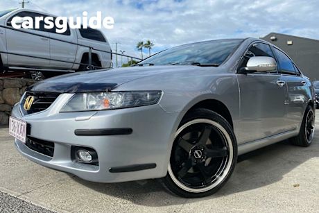 Silver 2005 Honda Accord Euro Sedan Luxury