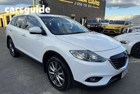 White 2014 Mazda CX-9 Wagon LUXURY (FWD) MY14