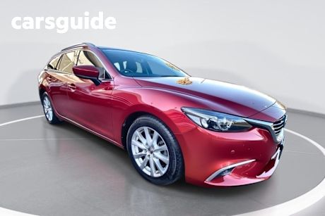 Red 2018 Mazda 6 Wagon Touring