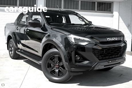 Black 2025 Isuzu D-MAX Crew Cab Utility X-Terrain (4X4)