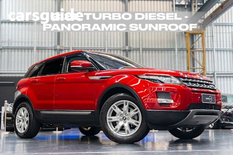 Red 2013 Land Rover Range Rover Evoque Wagon SD4 Pure