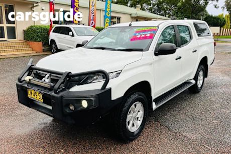 White 2019 Mitsubishi Triton Double Cab Pick Up GLX Plus (4X4)