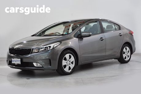 Grey 2017 Kia Cerato Sedan S