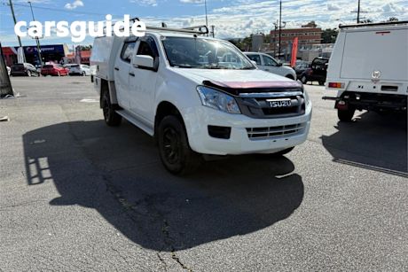White 2016 Isuzu D-MAX Crew Cab Chassis SX HI-Ride (4X2)