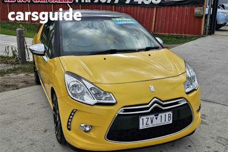 Yellow 2012 Citroen DS3 Hatchback Dsport