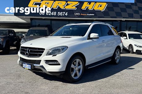 White 2014 Mercedes-Benz ML250 Wagon CDI Bluetec S.e.