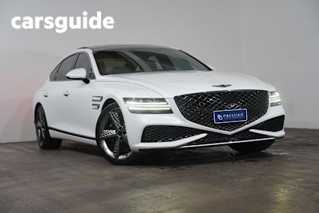 White 2022 Genesis G80 Sedan 3.5T AWD