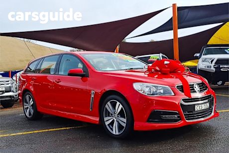 Red 2014 Holden Commodore Sportswagon SV6