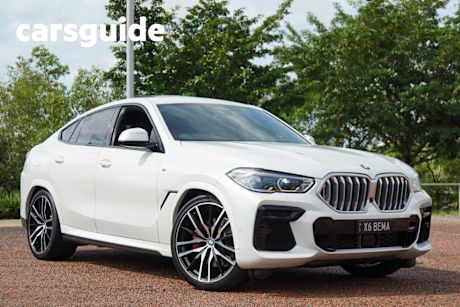 White 2021 BMW X6 Coupe Xdrive30D M Sport