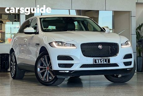 White 2016 Jaguar F-Pace Wagon 20D Prestige