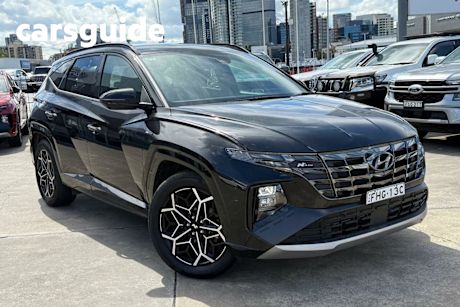 Black 2023 Hyundai Tucson Wagon Highlander N Line (awd)