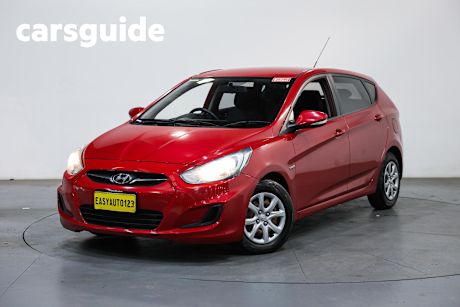 Red 2012 Hyundai Accent Hatchback Active Crdi
