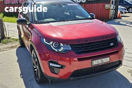 Red 2015 Land Rover Discovery Sport Wagon TD4 HSE