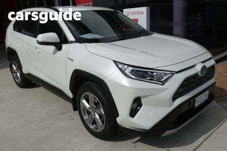 White 2021 Toyota RAV4 Wagon GXL (awd) Hybrid