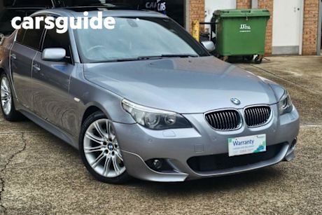 Grey 2006 BMW 5 Sedan 30i E60 MY06 UPGRADE