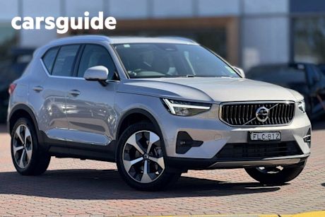Silver 2023 Volvo XC40 Wagon Ultimate B4 Bright Mhev