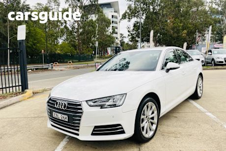 White 2016 Audi A4 Sedan 1.4 TFSI S TRONIC SPORT F4 (B9)