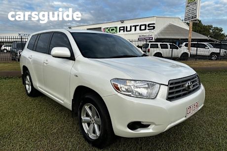 White 2009 Toyota Kluger Wagon KX-R (fwd) 5 Seat