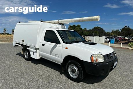 White 2009 Nissan Navara Cab Chassis DX