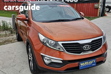 Orange 2011 Kia Sportage Wagon Platinum (awd)