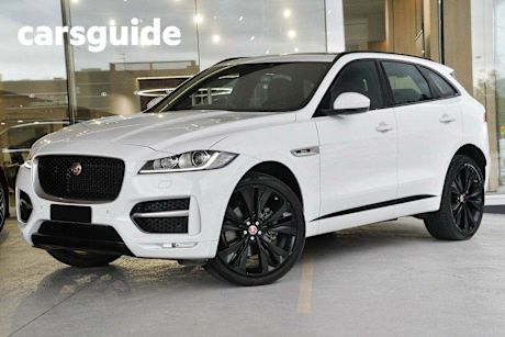 White 2017 Jaguar F-Pace Wagon 30D R-Sport AWD