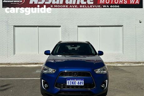 Blue 2014 Mitsubishi ASX Wagon XLS (4WD)
