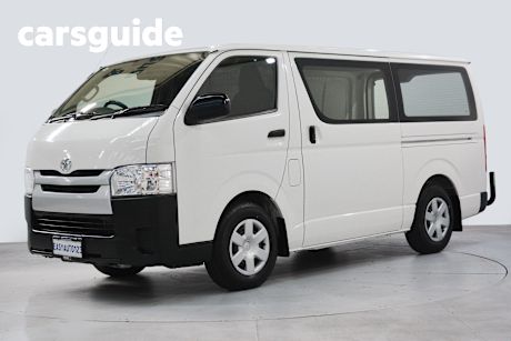 White 2018 Toyota Hiace Van LWB