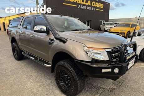 Gold 2015 Ford Ranger Ute Tray XLT 3.2 (4x4) PX