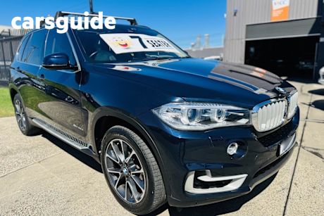 Blue 2014 BMW X5 Wagon Xdrive 30D