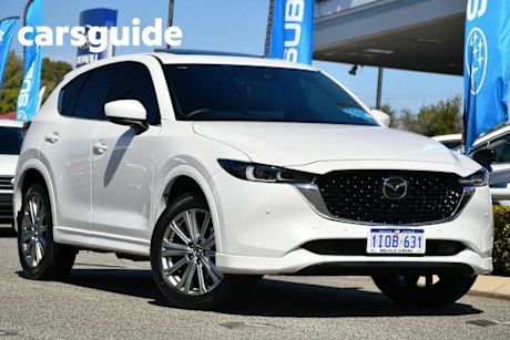 White 2023 Mazda CX-5 Wagon Akera Turbo (awd)
