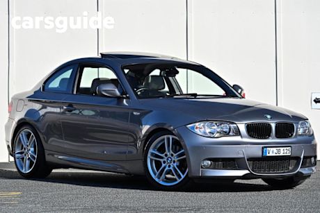 Grey 2010 BMW 125I Coupe