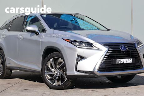 White 2016 Lexus RX450H Wagon Sports Luxury Hybrid