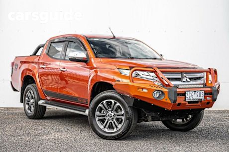 Orange 2019 Mitsubishi Triton Dual Cab Pick-up Toby Price Edition