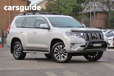Silver 2023 Toyota Landcruiser Prado Wagon VX Flat Tailgate