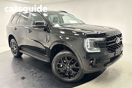 Black 2024 Ford Everest Wagon Sport (rwd)