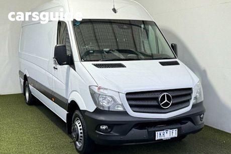 White 2017 Mercedes-Benz Sprinter Commercial 516CDI High Roof LWB 7G-Tronic