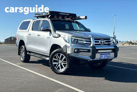 Silver 2017 Toyota Hilux Dual Cab Utility SR5 (4X4)