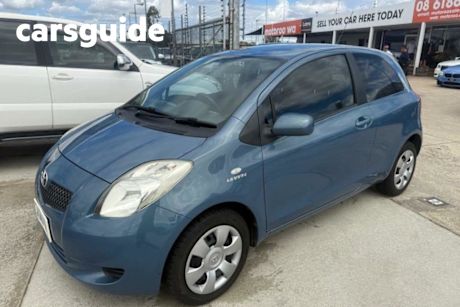 Blue 2006 Toyota Yaris Hatchback YRS
