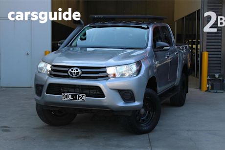 Silver 2016 Toyota Hilux Dual Cab Utility SR (4X4)