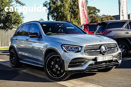 Silver 2022 Mercedes-Benz GLC300 Wagon E 4Matic Phev