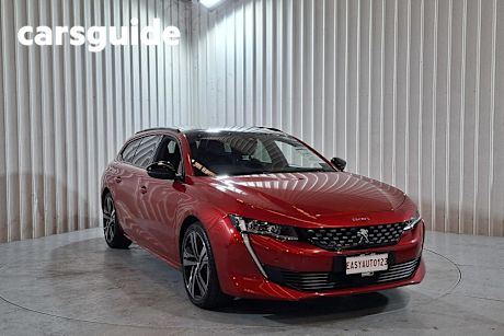 Red 2022 Peugeot 508 Wagon GT Sportwagon