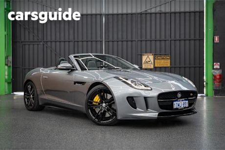 Grey 2013 Jaguar F-Type Roadster V8 S