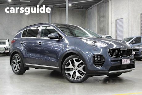Blue 2016 Kia Sportage Wagon GT-Line (awd)