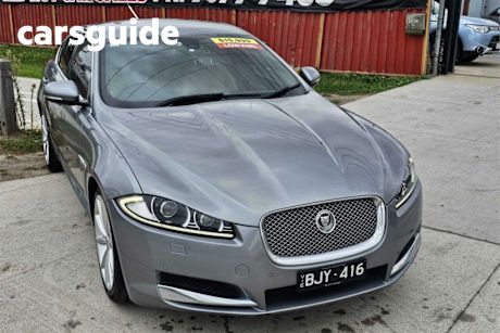 Grey 2012 Jaguar XF Sedan 2.2D Premium Luxury