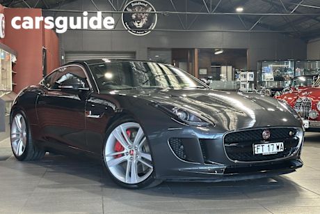 Grey 2016 Jaguar F-Type Coupe V6 S AWD