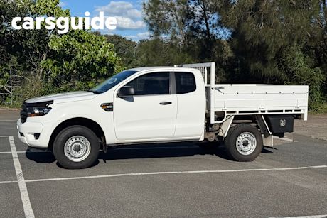 White 2020 Ford Ranger Super Cab Chassis XL 3.2 (4X4)