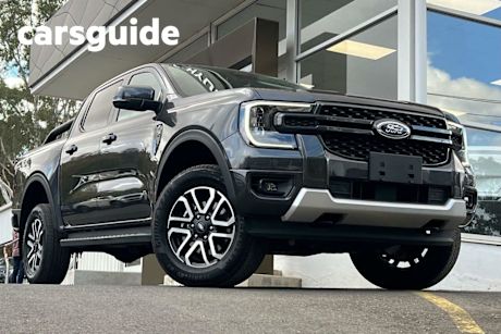 Grey 2023 Ford Ranger Double Cab Pick Up Sport 2.0 (4X4)