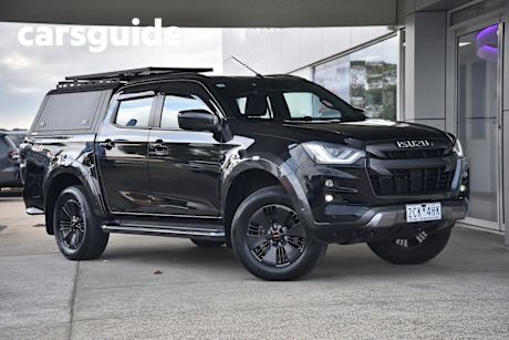 Black 2022 Isuzu D-MAX Crew Cab Utility X-Terrain (4X4)